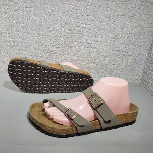 Birkenstock Mayari Unisex Size EU 41 US L10 M9 Tabaco Brown Slide Sandals.